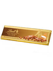 Tablet Gold milk chocolate with roasted hazelnuts, 300 g