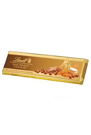 Gold Bar Milk Caramel Hazelnut, 300 g