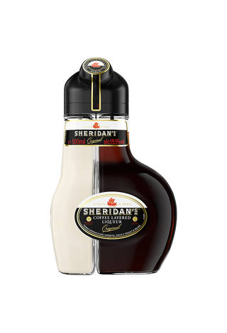SHERIDANS COFFE LAYERED LIQUEUR, 0,5 L
