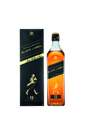 Black Label Aged 12Years Old Blended Scotch Whisky, 0,05 L